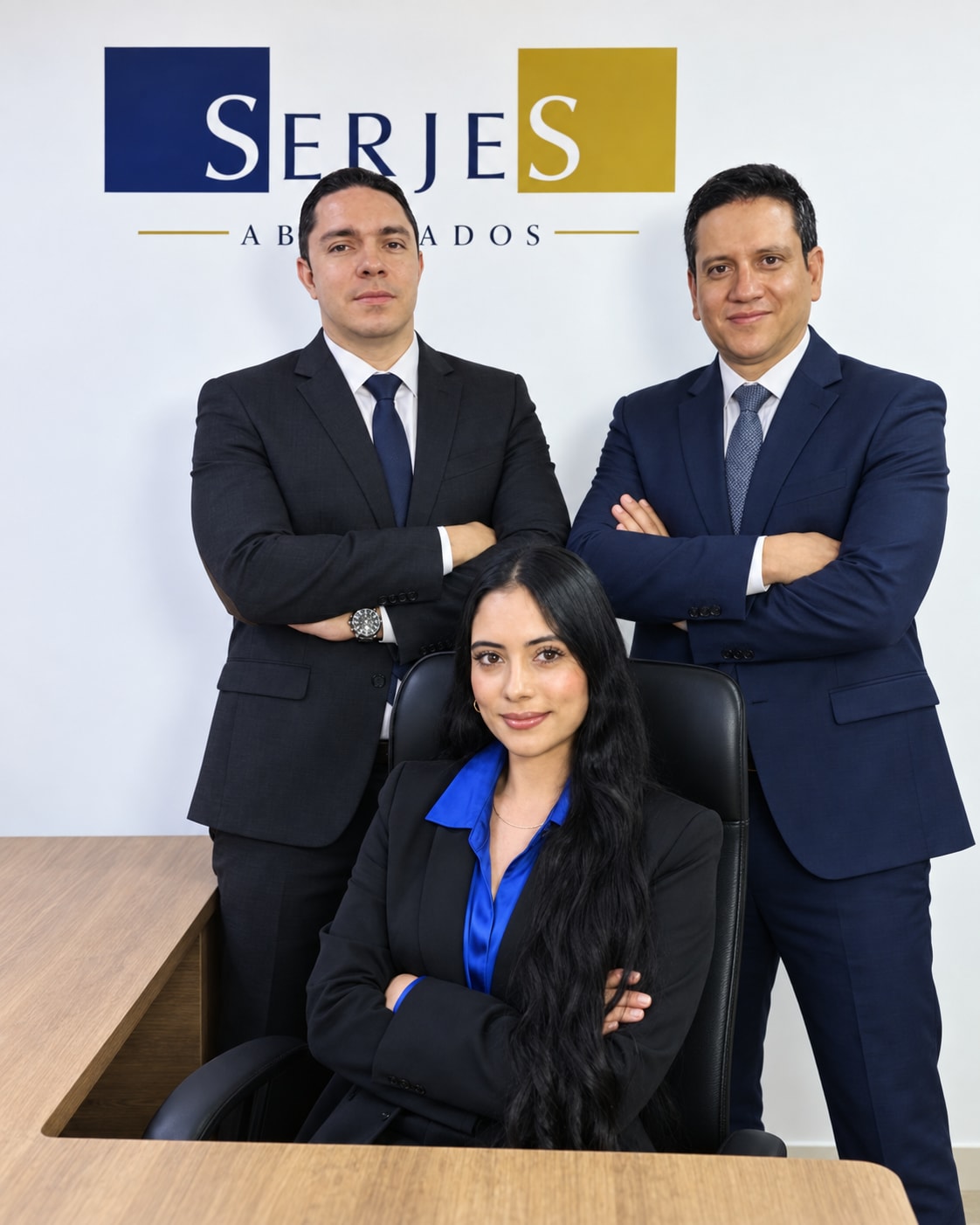 Equipo de Abogados SERJES en su espacio de trabajo